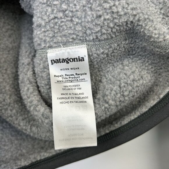 Patagonia Better Sweater Men’s Size Medium Gray 1/4 Zip Pullover - Picture 5 of 10